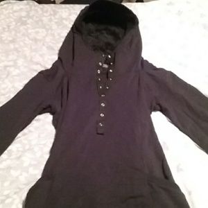 Crossfox Athena bamboo fleece hoodie dress